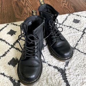 Kids black Dr. Martens boots